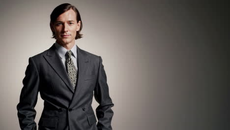 retrato de un hombre de negocios