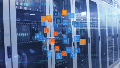 Animation-of-connections-and-digital-data-processing-over-computer-servers