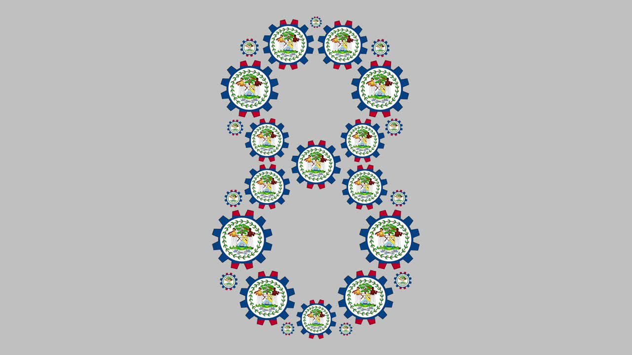 número ocho de belice