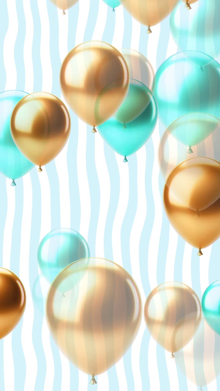 bucles de globos coloridos y bolas de vino brillantes para una fiesta de cumpleaños festiva