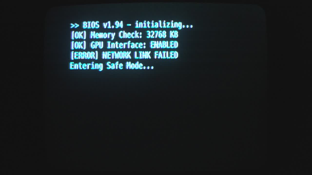 Programming languafge or system information getting displayed at computer display. Error.