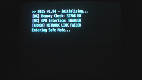 Programming languafge or system information getting displayed at computer display. Error.