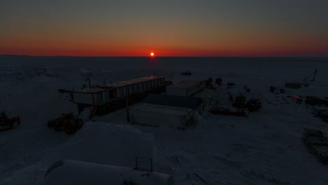 town of builders in the arctic.