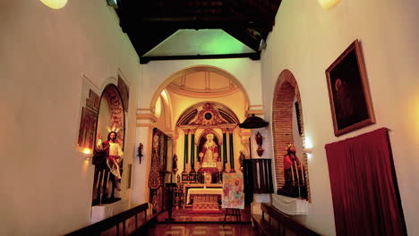 interior of a spanish church