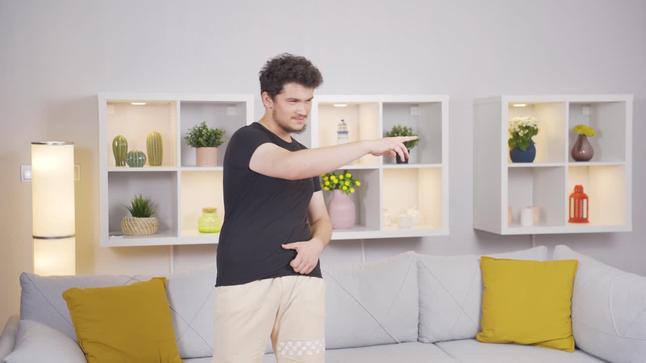 운동선수가 춤을 추고 있어요.