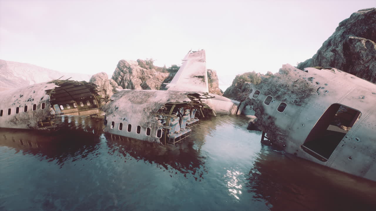 비행기 추락 장소