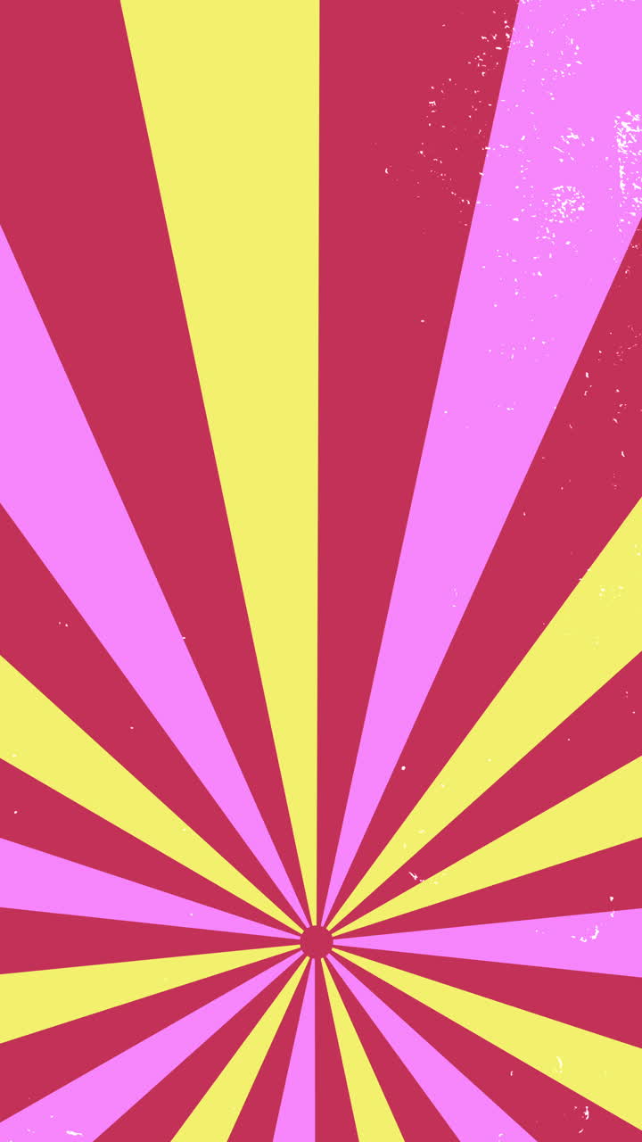 Rotating Radial Sunburst Pattern with Grunge Texture