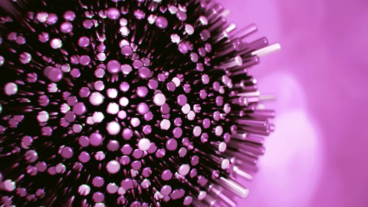 estructura molecular futurista de 4k.