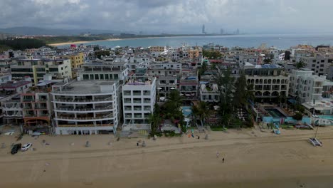 Lugar-Turístico-De-Playa-Y-Destino-De-Viaje---Sanya,-Sur-De-China