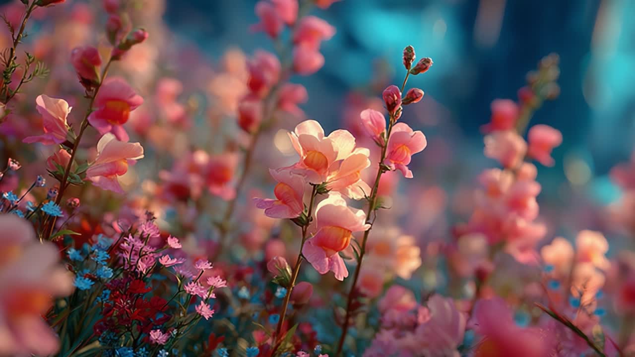 A Stunning Display of Colorful Flowers in a Vibrant Natural Setting, Showcasing the Beauty and Diversity of Flora in Full Bloom Under Soft Natural Light