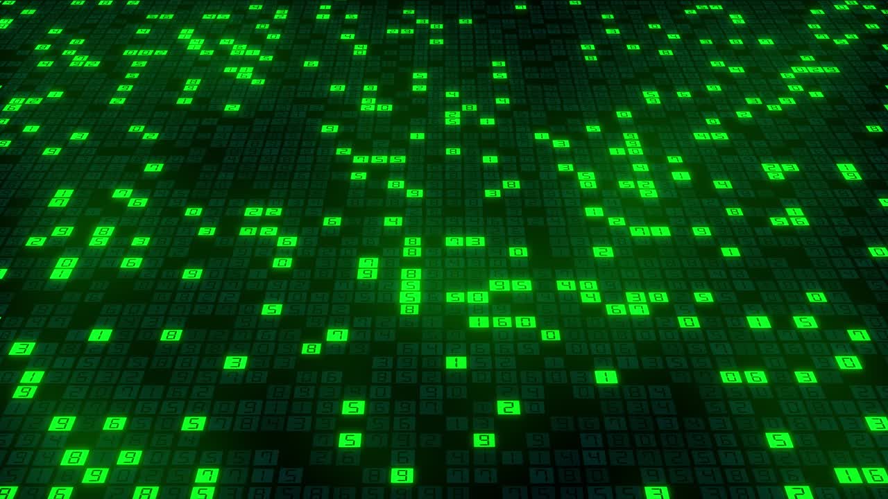 Abstract background with binary code