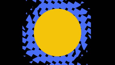pantalla de inicio animada para el comienzo del video, hay un lugar para una inscripción o un logotipo, en un fondo negro