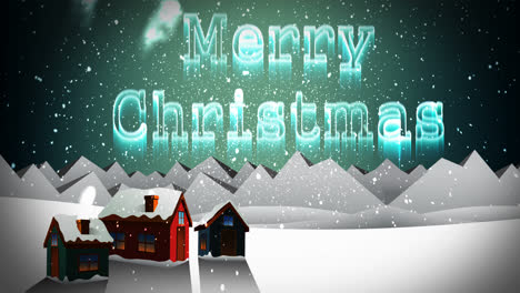 Illustration-of-christmas-greeting-with-merry-christmas-message