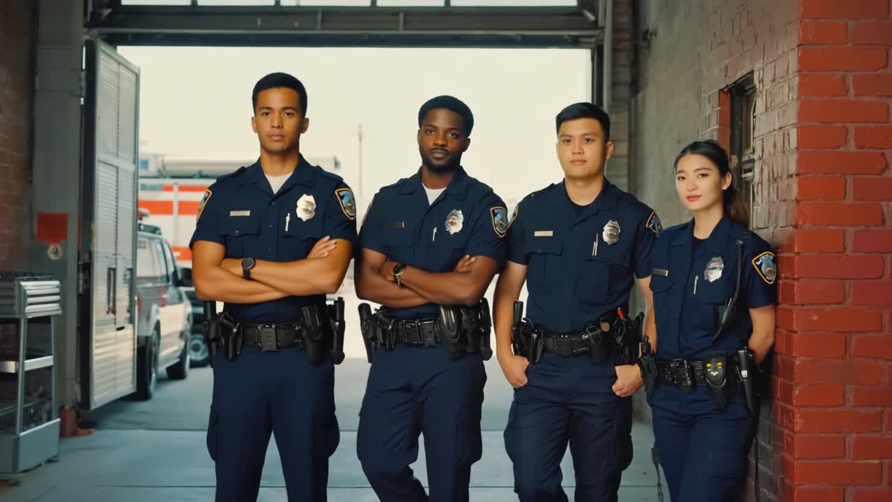 Group of Police Officers
