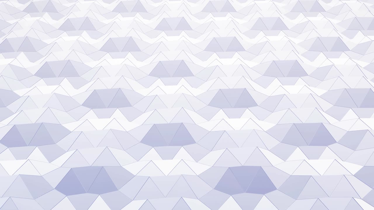 스타일리시 백 크리에이티브 추상 저 폴리 배경 4k, 추상적인 파동은 반이는 표면에서 루프로 움직입니다, 부드러운 부드러운 시엄리스 애니메이션, 간단한 미니멀리즘 기하학 bg.