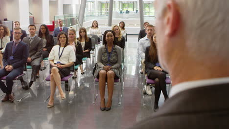 Audience-Listens-To-Speaker-At-Conference-Shot-On-R3D