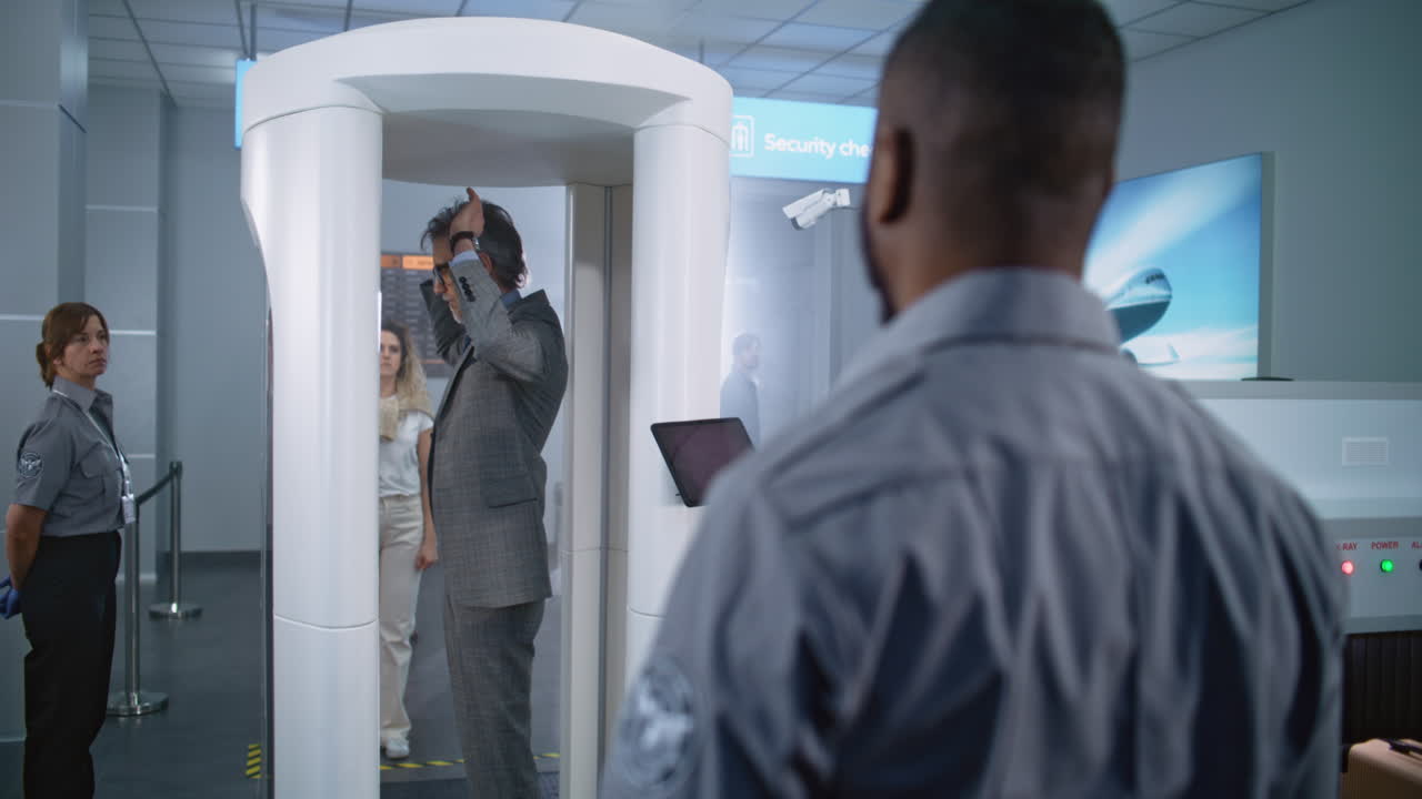 control de seguridad del aeropuerto