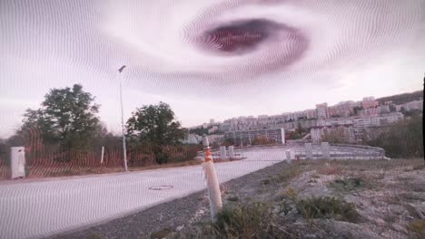 ufo leaving earth after abducting a person