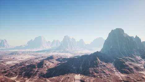 formaciones rocosas en el desierto de nevada