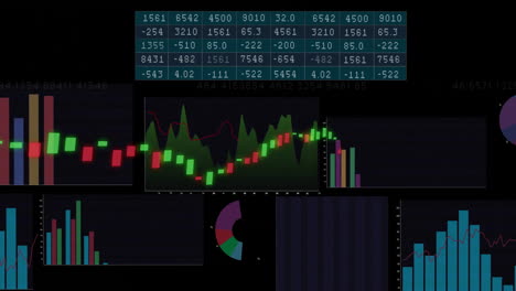 animation of digital data processing over computer servers