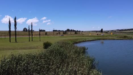 A-revealing-shot-of-the-N4-highway-that-connects-Gauteng-with-Mapumalanga,-South-Africa