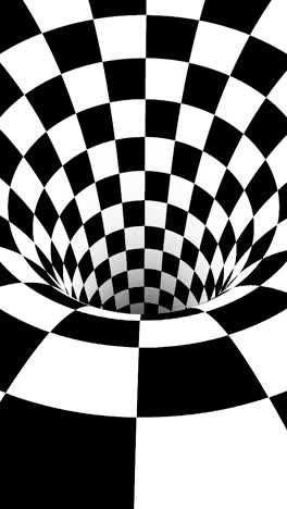 checkerboard vortex optical illusion