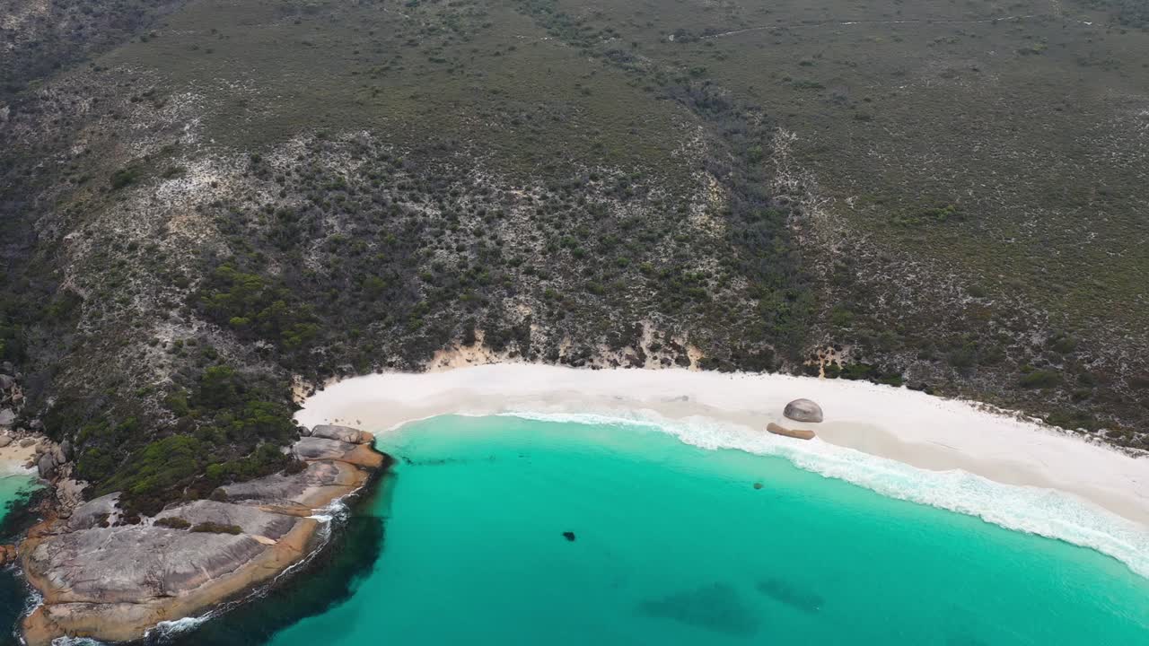 작은 해변, 알바니, 남서부 호주의 조감도