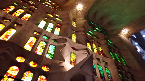sagrada familia stained glass windows