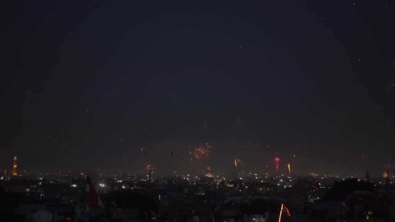 fuegos artificiales en diwali