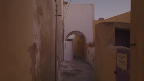 charming alleyway in a greek village