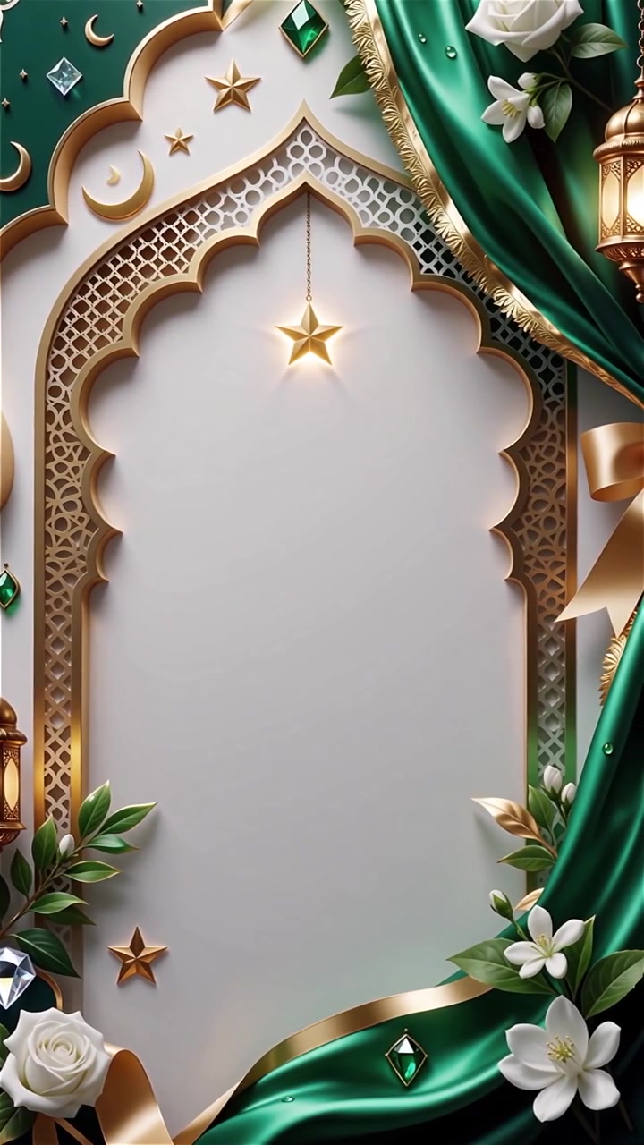 Compleanno del Profeta Maometto Mawlid al-Nabi Sfondo Islamico
