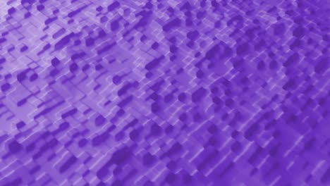 fondo abstracto con cuadrados lisos de cuadrícula púrpura. superficie de estructura celular. plantilla de fondo moderna para documentos, informes y presentaciones. bucle sin costuras animación 3d de 4k