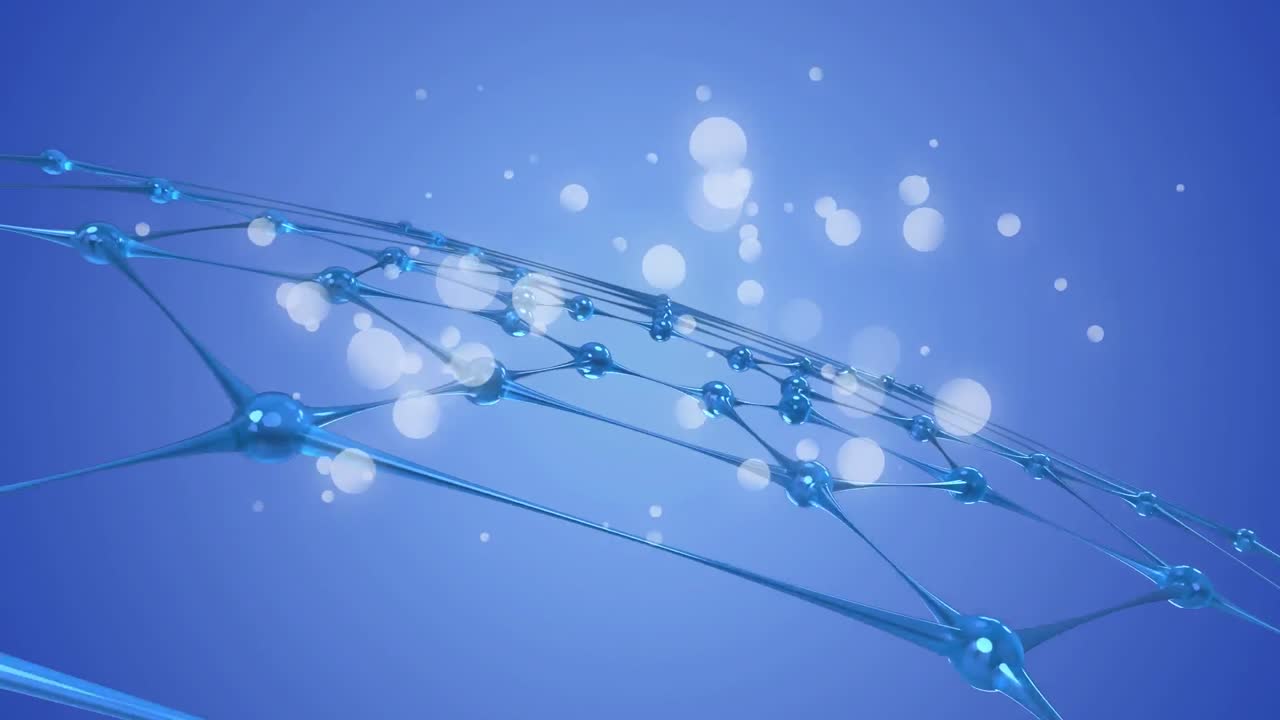 3d 추상적인 모양이 움직입니다.