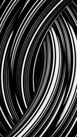 abstract black and white curves