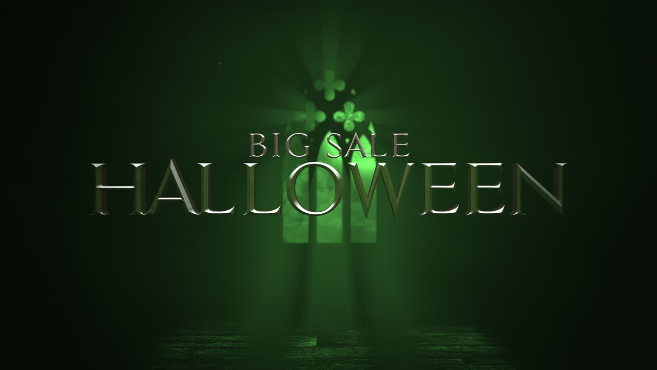 고 ⁇  할인: 성의 창문을 통해 제시 된 할로윈 판매