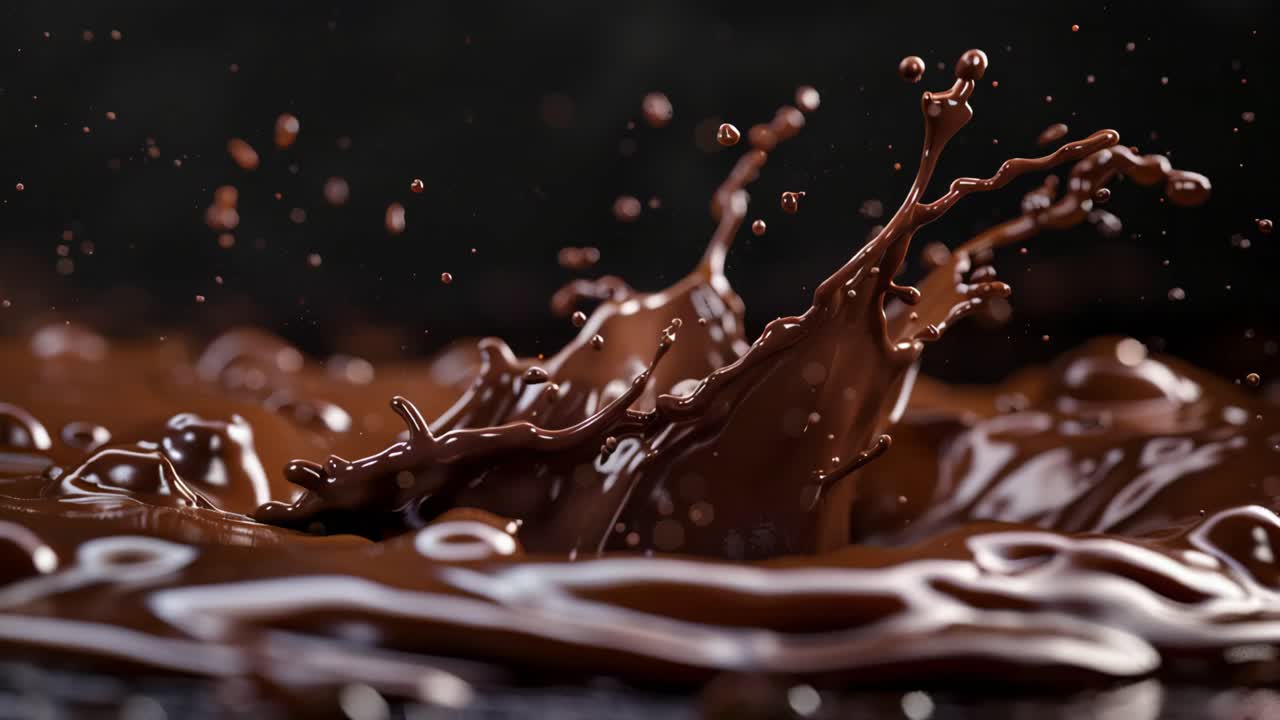 Melted Chocolate Splash