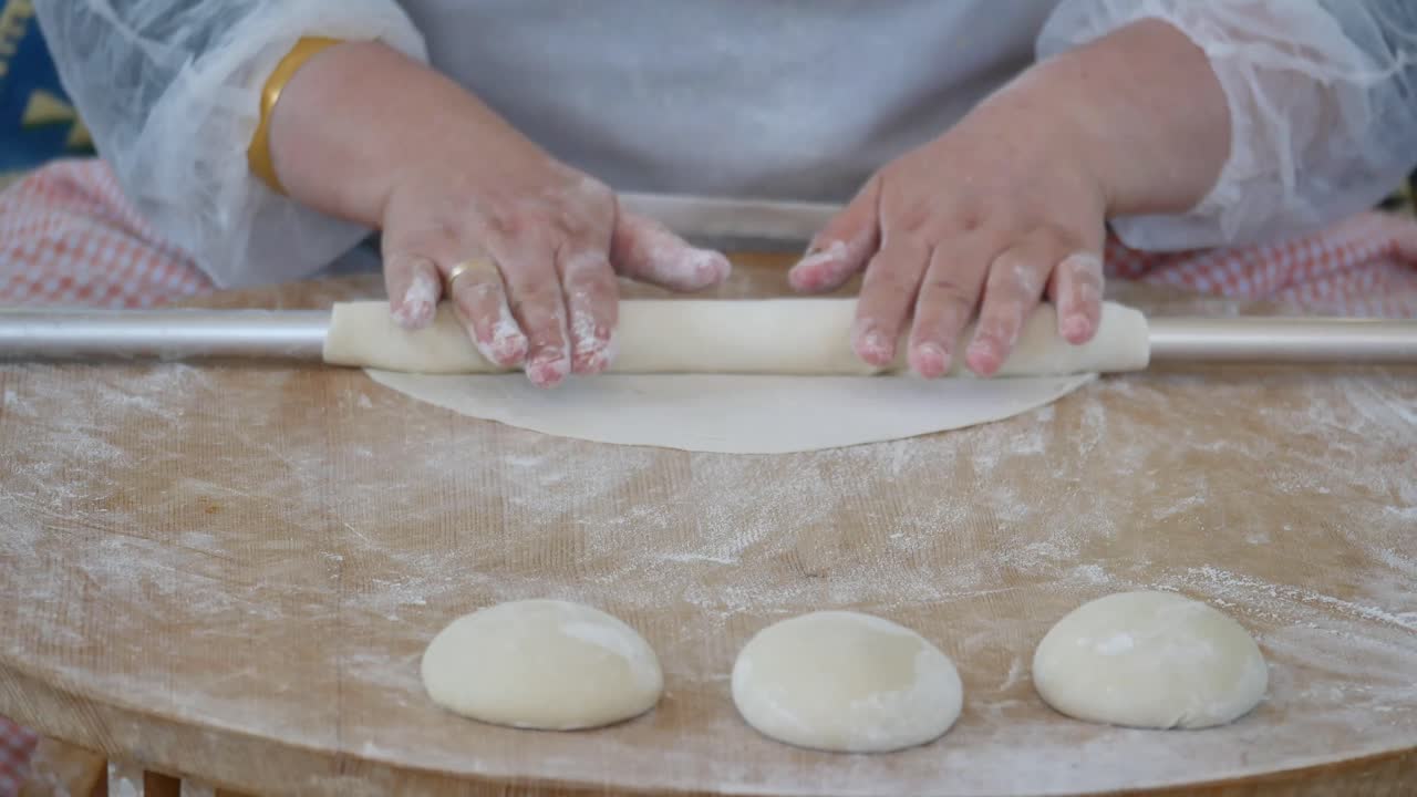 Making traditional pastry