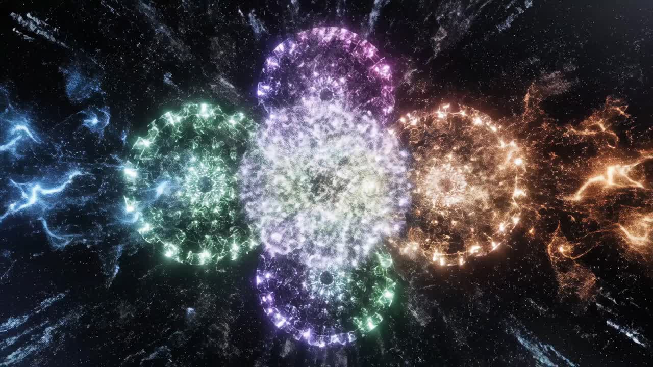 Abstract Nebulas in Space