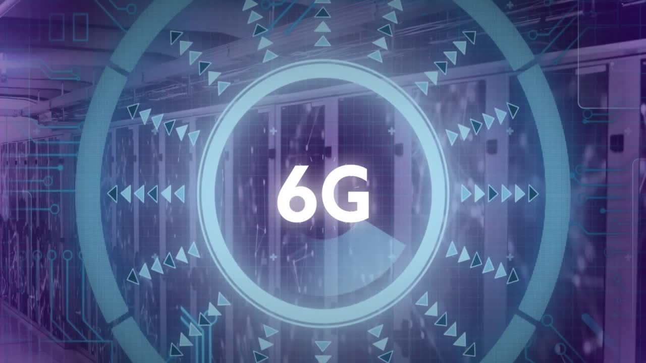 데이터 처리 및 서버 을 통해 6g 텍스트의 애니메이션