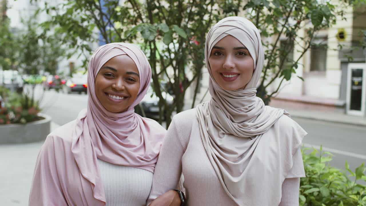 Two Women Wearing Hijabs