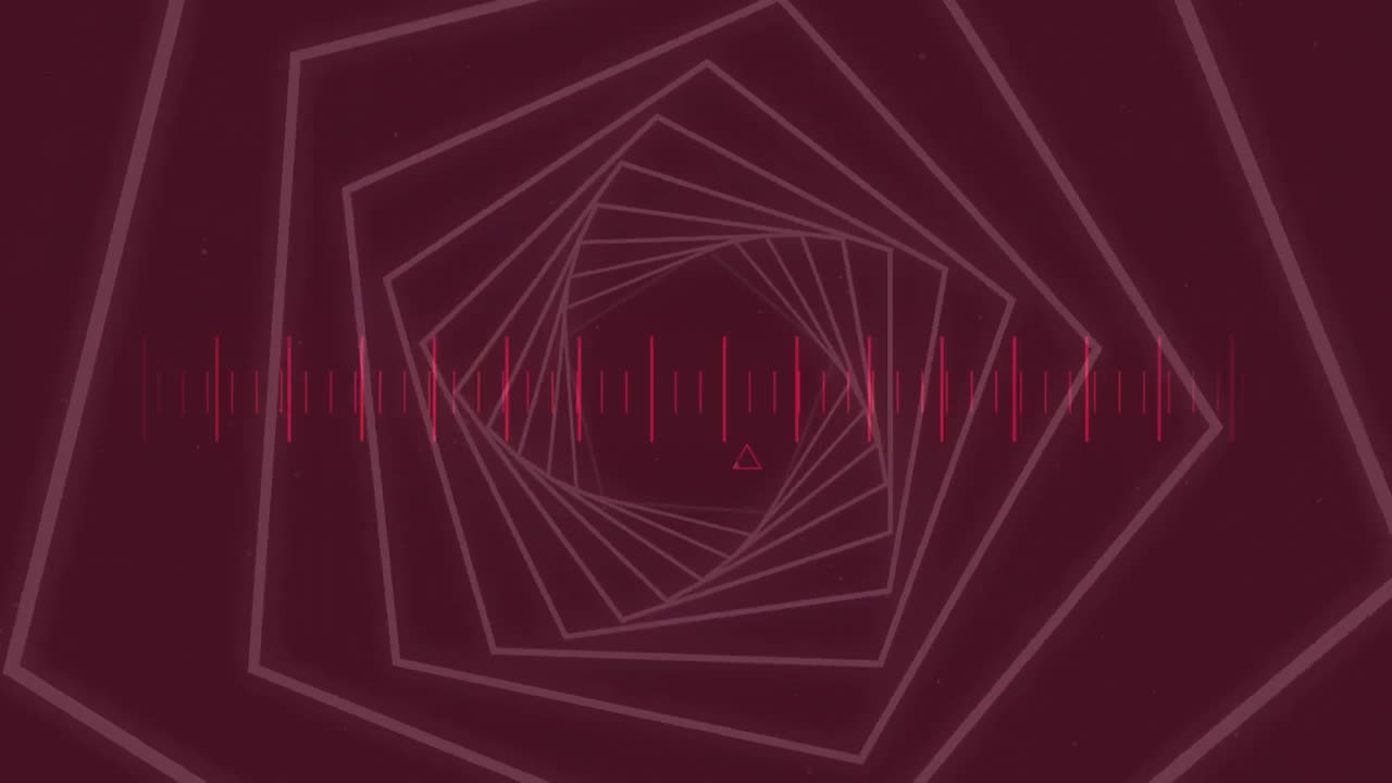 animación de formas en movimiento sobre fondo negro