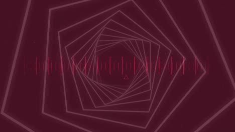 animación de formas en movimiento sobre fondo negro