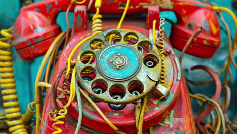 teléfonos rotativos retro