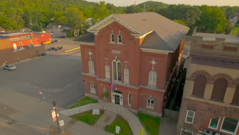 assembly hall in downtown palmyra in new york state usa