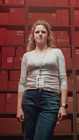 warehouse worker portrait