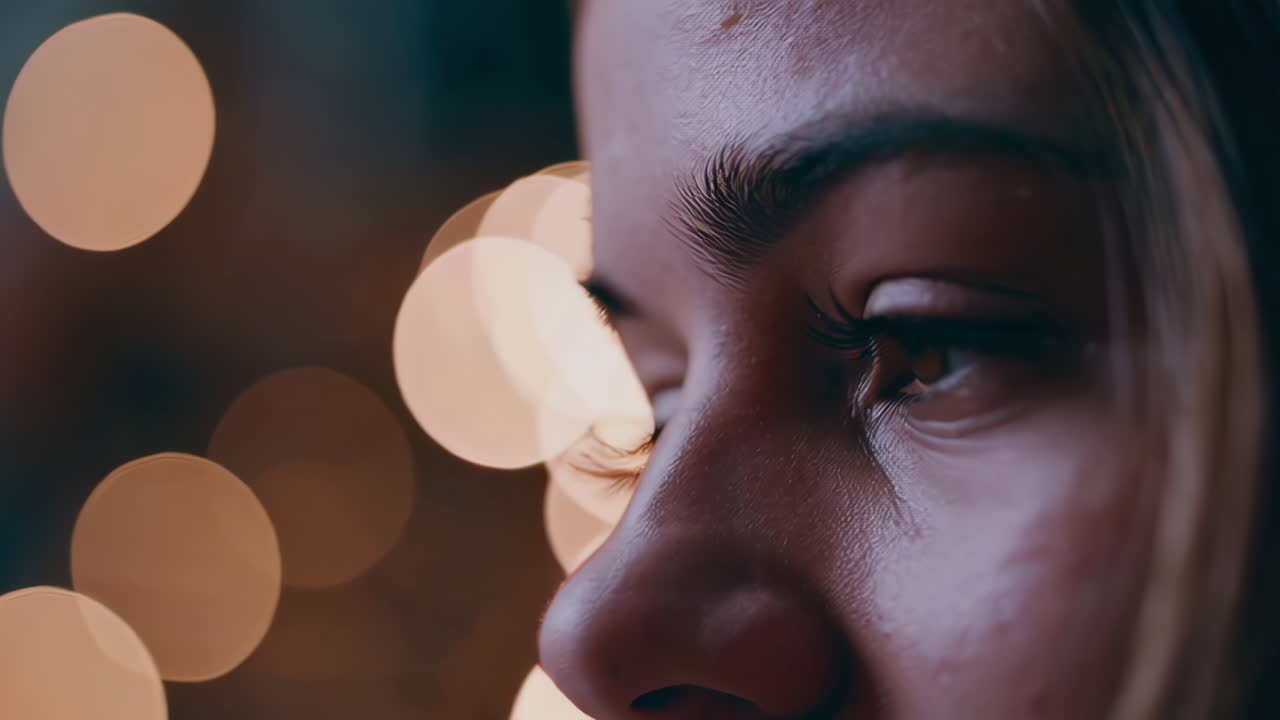 retrato en primer plano de una mujer