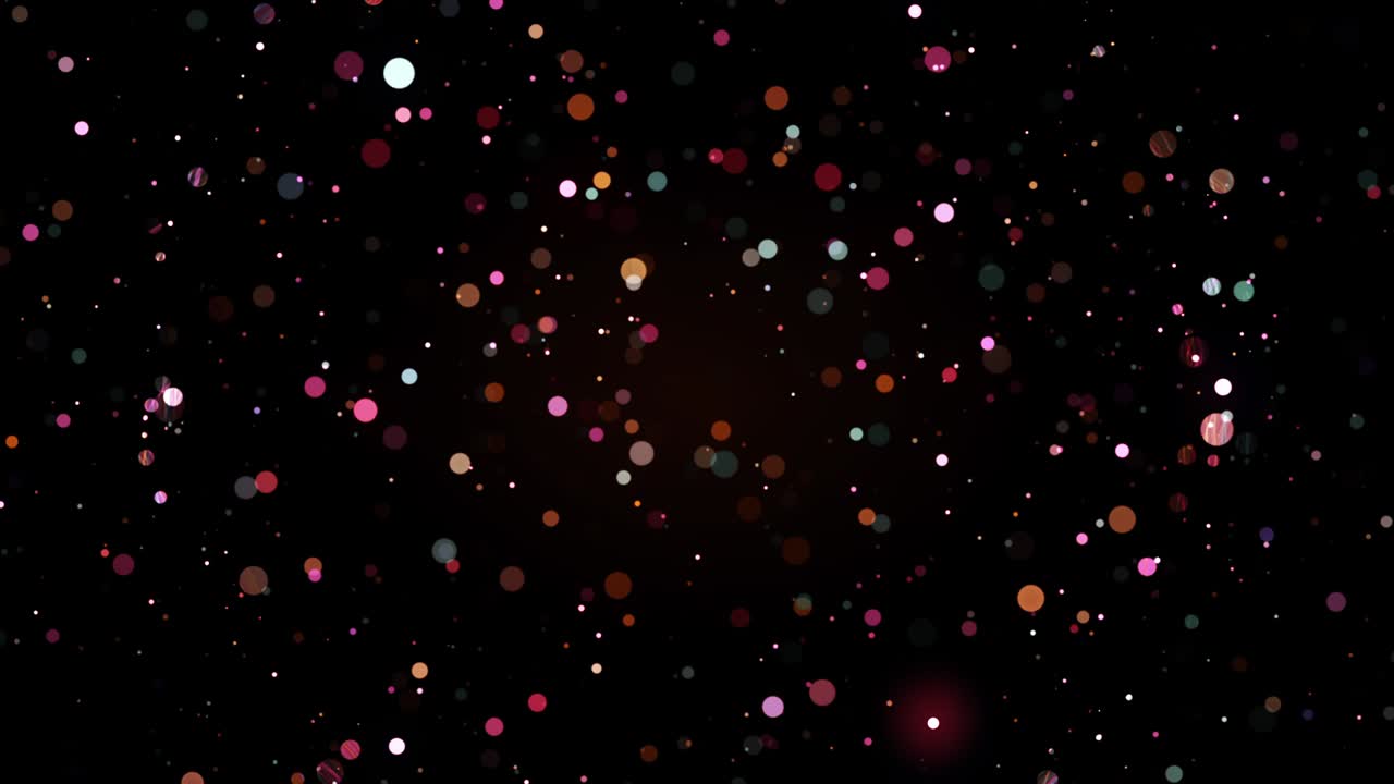 glowing bokeh 4K abstract background
