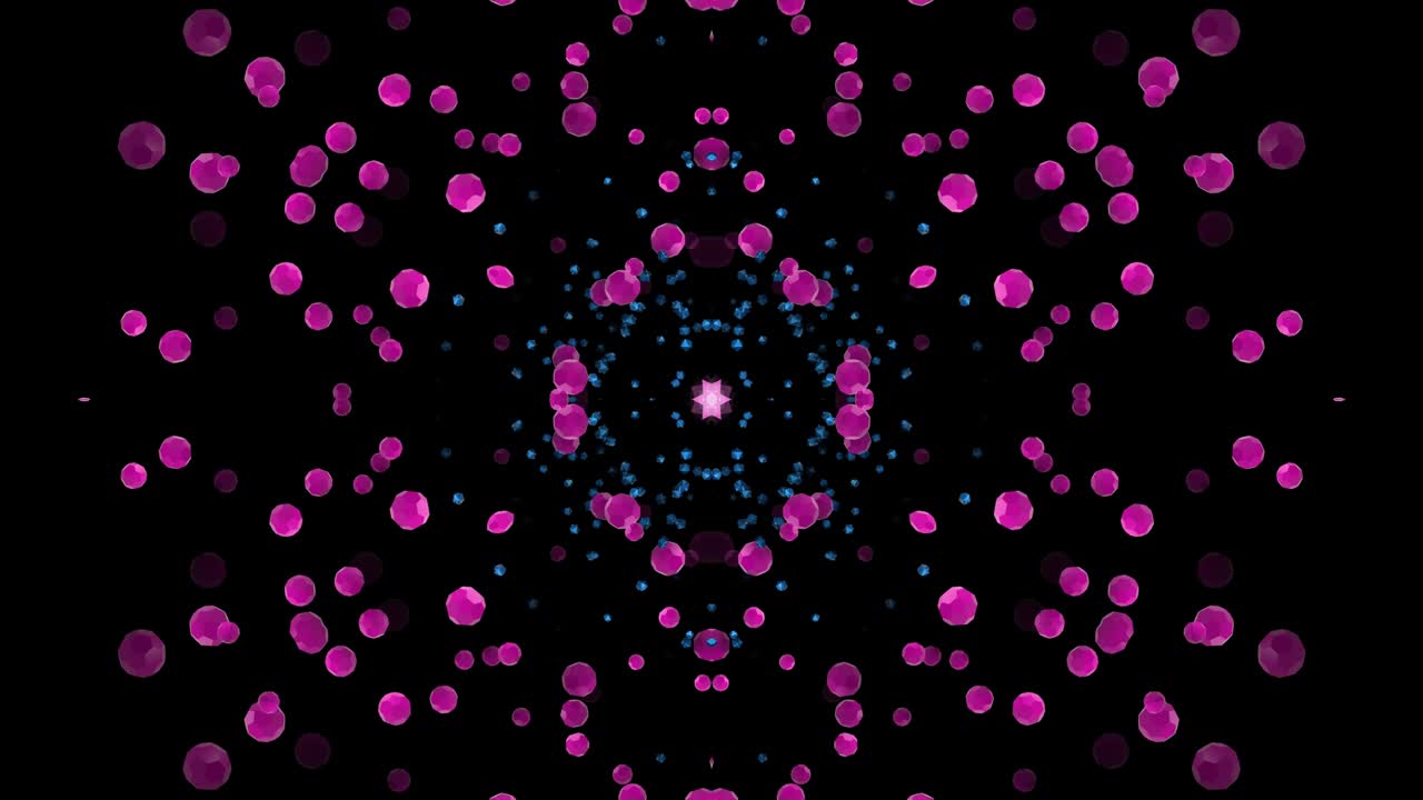 Animazione astratta di cristallo viola
