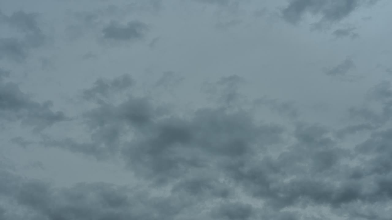 Timelapse of dramatic storm clouds moving towards the camera