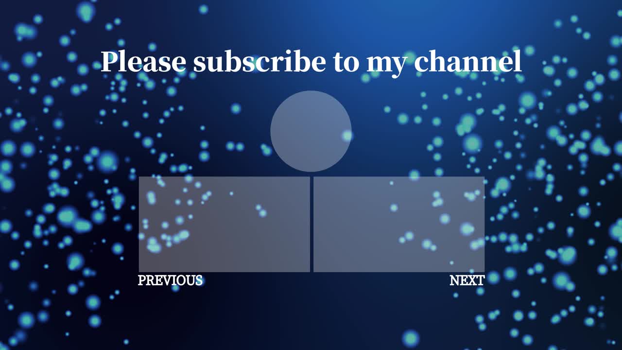 플로팅 포인트 엔드 카드 엔딩 스크린 모션 그래픽